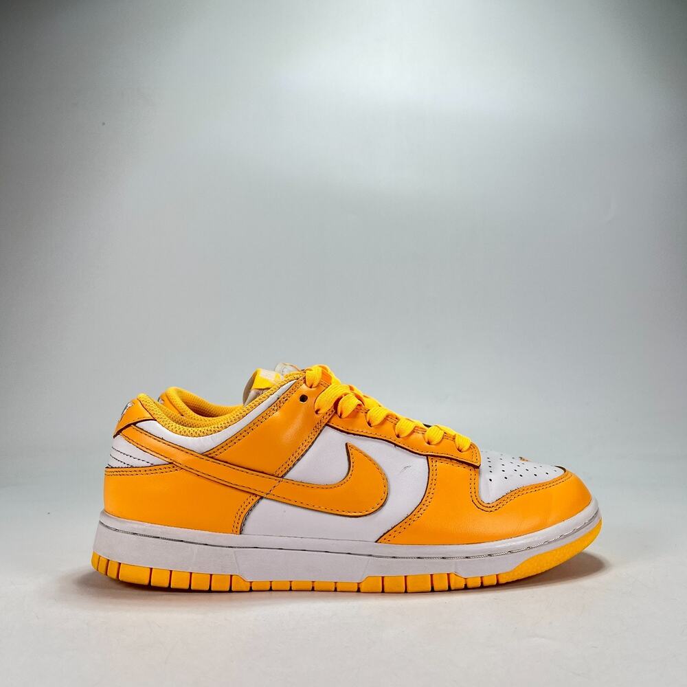 Nike Dunk Low Laser Orange White Casual Low Top Shoes DD1503-800 Womens Size 8.5